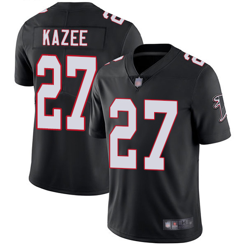 Atlanta Falcons Limited Black Men Damontae Kazee Alternate Jersey NFL Football #27 Vapor Untouchable